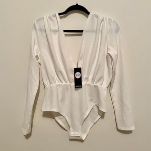 NWT White Bodysuit